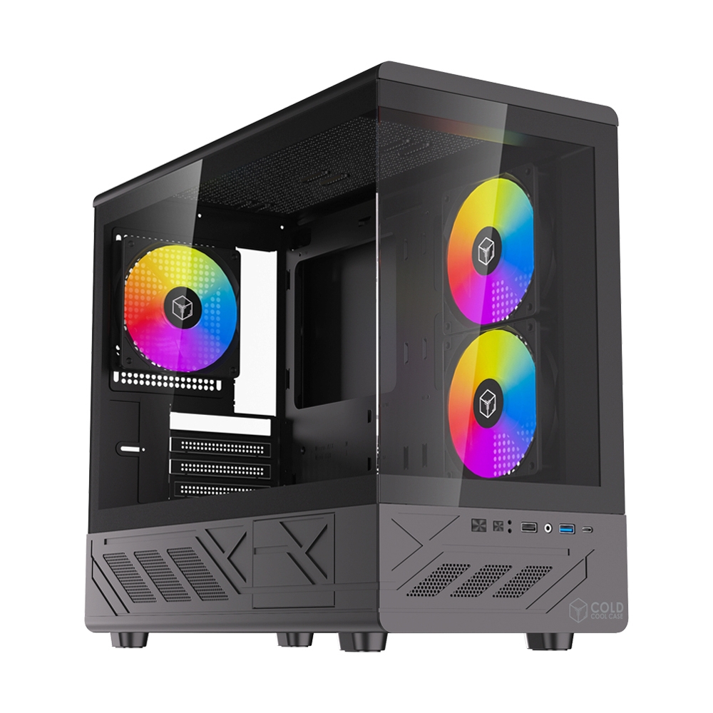 mATX CASE (NP) COLD COOL CASE M36 BLACK