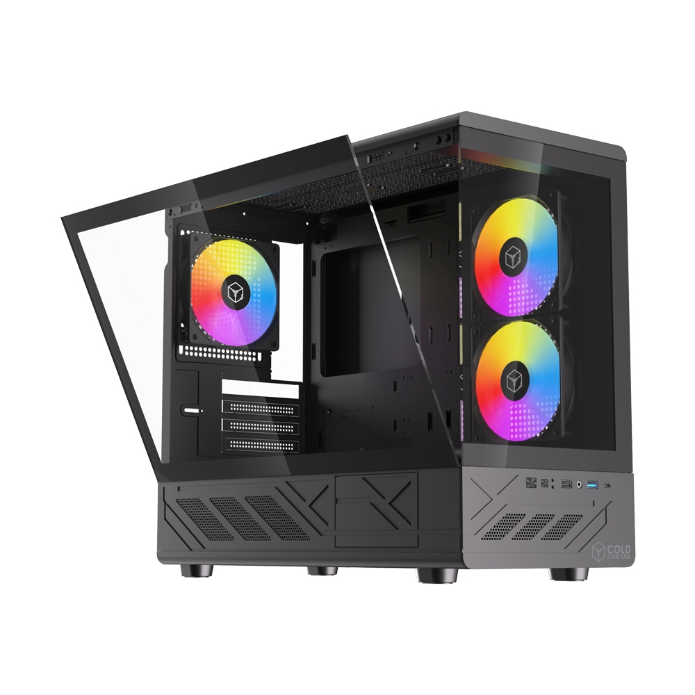 mATX CASE (NP) COLD COOL CASE M36 BLACK