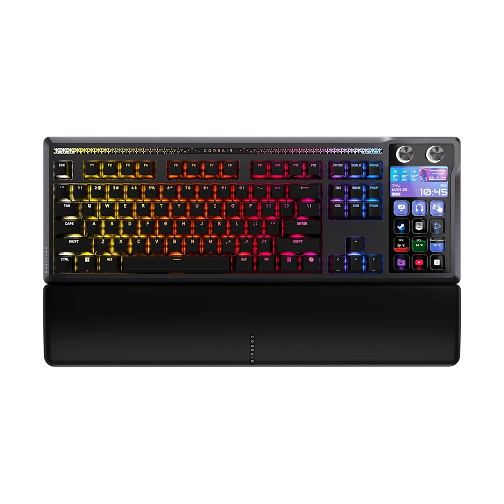 KEYBOARD CORSAIR GALLEON 100 SD BUILT IN STREAM DECK RGB BLACK EN (MLX PULSE SWITCH คีย์บอร์ด)