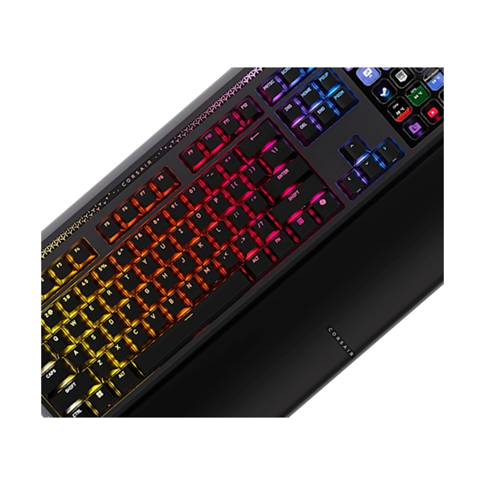KEYBOARD CORSAIR GALLEON 100 SD BUILT IN STREAM DECK RGB BLACK EN (MLX PULSE SWITCH คีย์บอร์ด)
