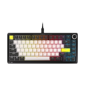 KEYBOARD CORSAIR MAKR PRO 75 RGB BLACK EN (MGX HYPERDRIVE SWITCH คีย์บอร์ด)