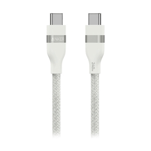 0.9M Cable Type-C To Type-C (0.9M,240W,A82E2H21) ANKER Braided White