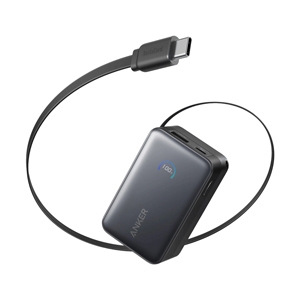 POWER BANK 10000 mAh ANKER NANO Retractable Type-C (A1638H11,45W) Black