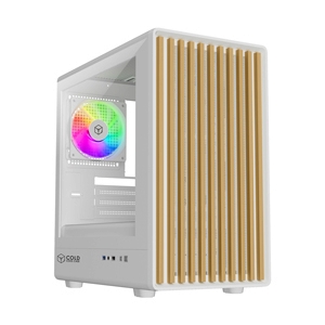 mATX CASE (NP) COLD COOL CASE W9 WOOD WHITE