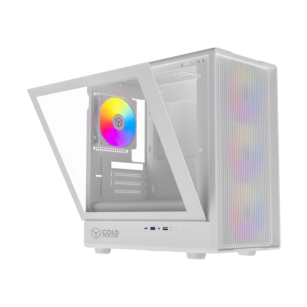 mATX CASE (NP) COLD COOL CASE WG9 WHITE