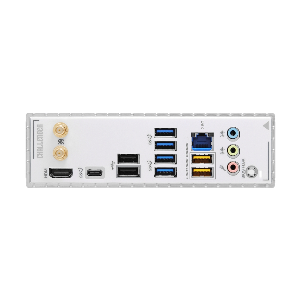 MAINBOARD (1851) ASROCK B860 CHALLENGER WIFI DDR5 WHITE