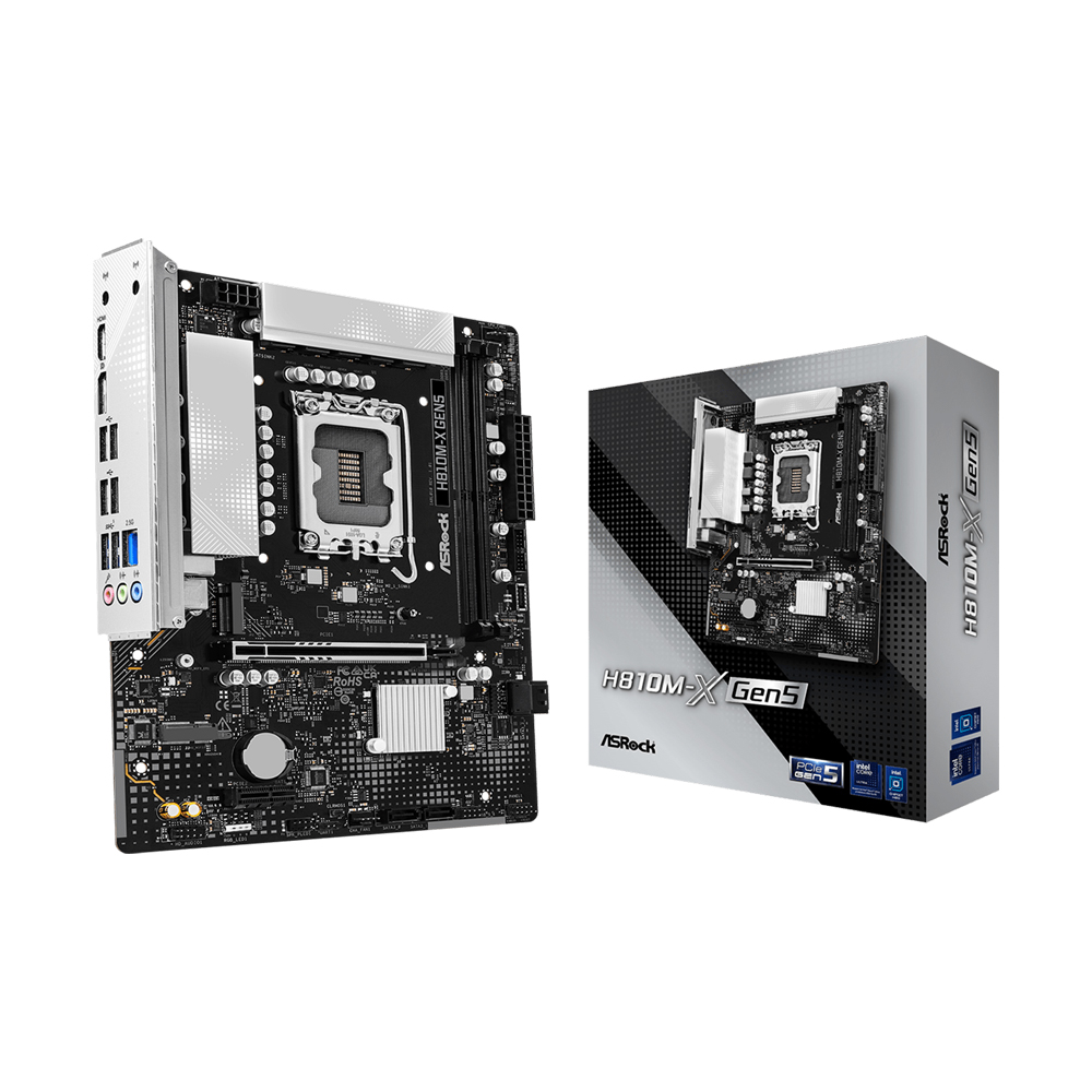 MAINBOARD (1851) ASROCK H810M-X GEN5 DDR5