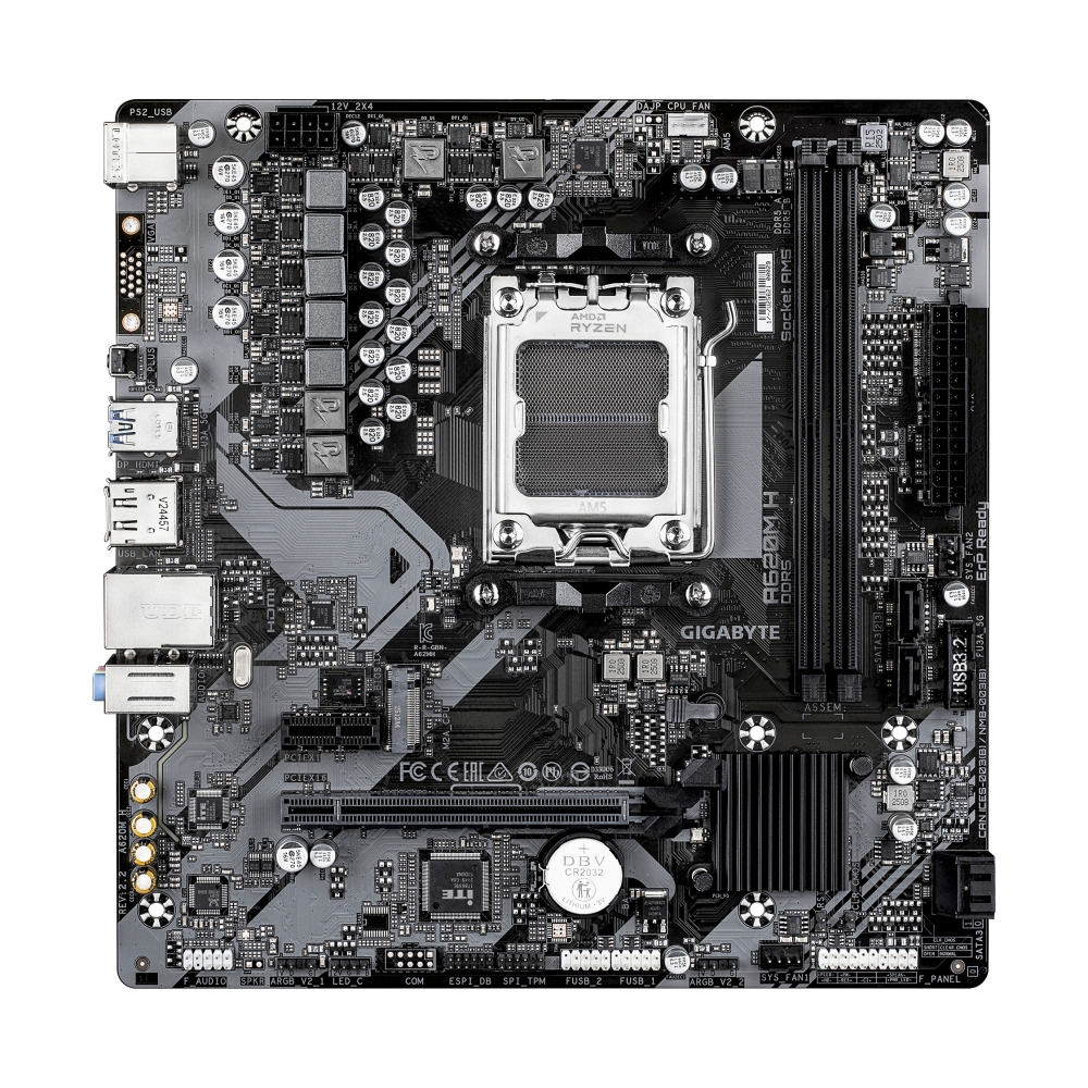MAINBOARD (AM5) GIGABYTE A620M H DDR5 (REV 2.2)