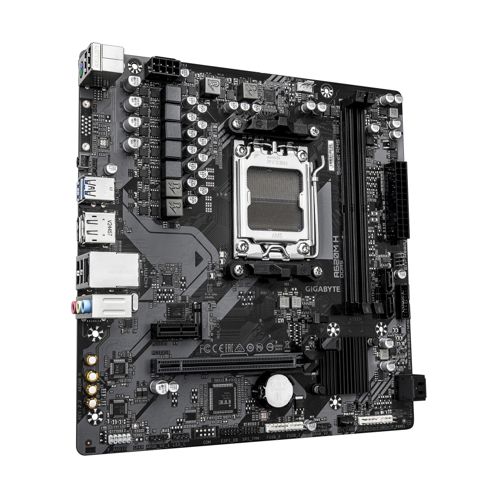 MAINBOARD (AM5) GIGABYTE A620M H DDR5 (REV 2.2)