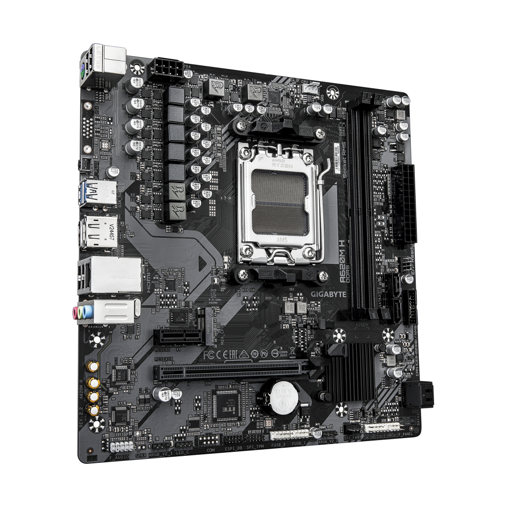 MAINBOARD (AM5) GIGABYTE A620M H DDR5 (REV 2.2)