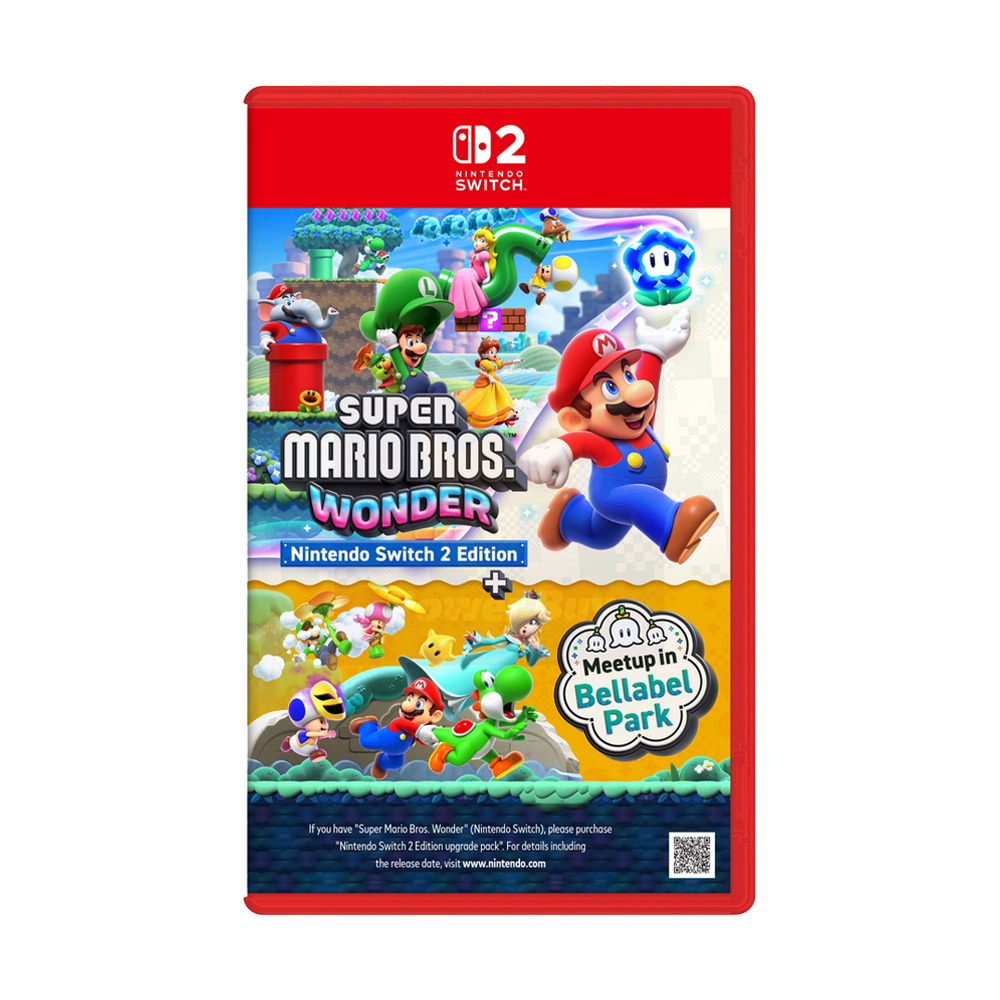 GAME NINTENDO SWITCH 2 SUPER MARIO BROS WONDER + MEETUP AT BELLABEL PARK (แผ่นเกม)