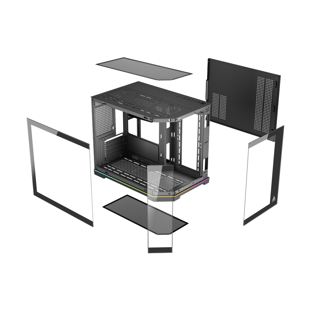 mATX CASE (NP) TSUNAMI PM4300 BLACK