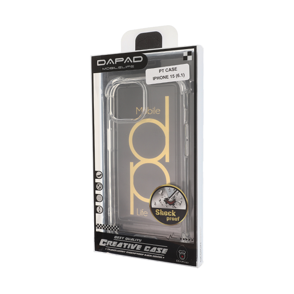 Case iPhone 15 DaPad TPU - Clear