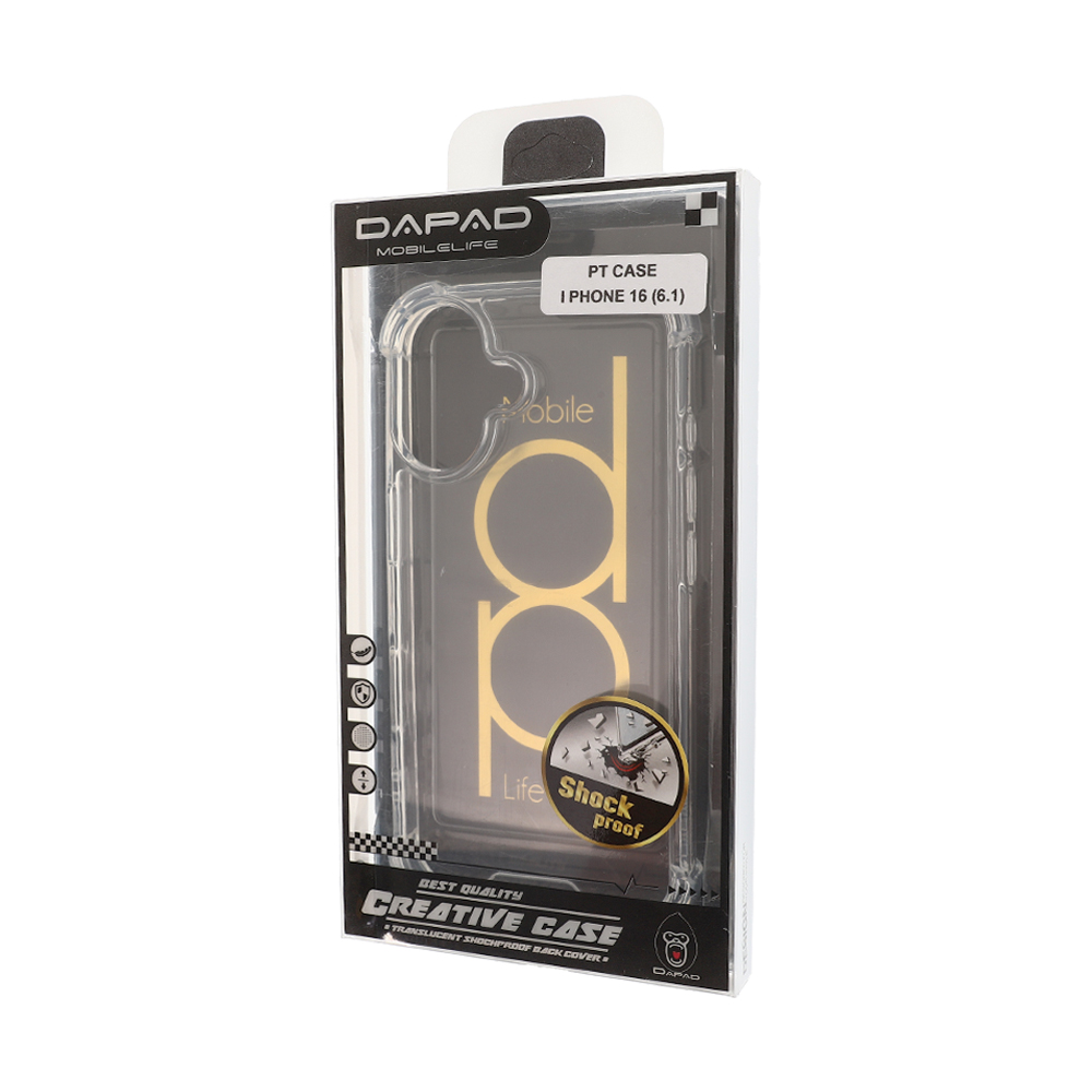 Case iPhone 16 DaPad TPU - Clear