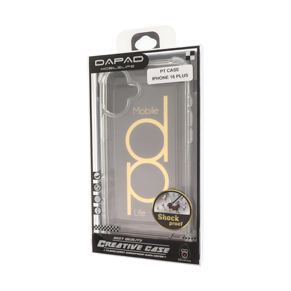 Case iPhone 16 Plus DaPad TPU - Clear