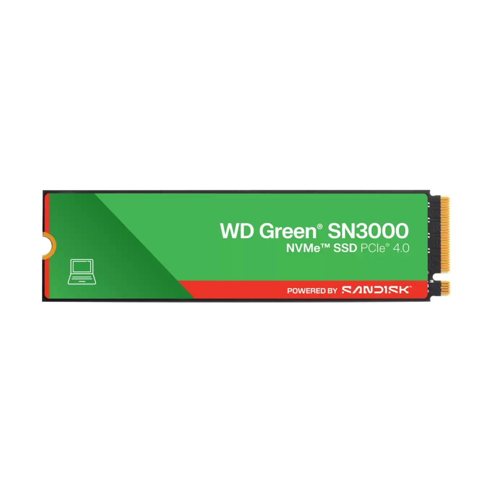 1 TB SSD M.2 PCIe 4.0 WD GREEN SN3000 (WDS100T5G0E-00VLF0) NVMe M.2 2280