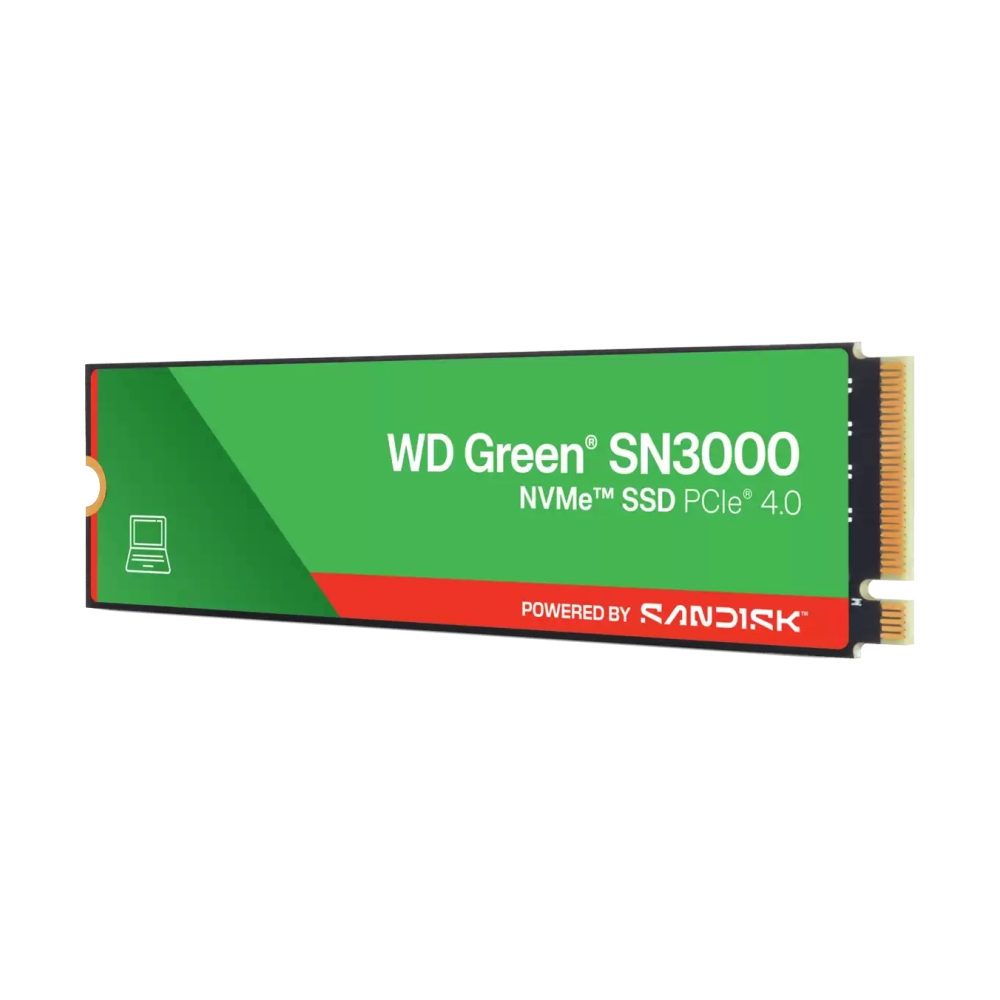 1 TB SSD M.2 PCIe 4.0 WD GREEN SN3000 (WDS100T5G0E-00VLF0) NVMe M.2 2280