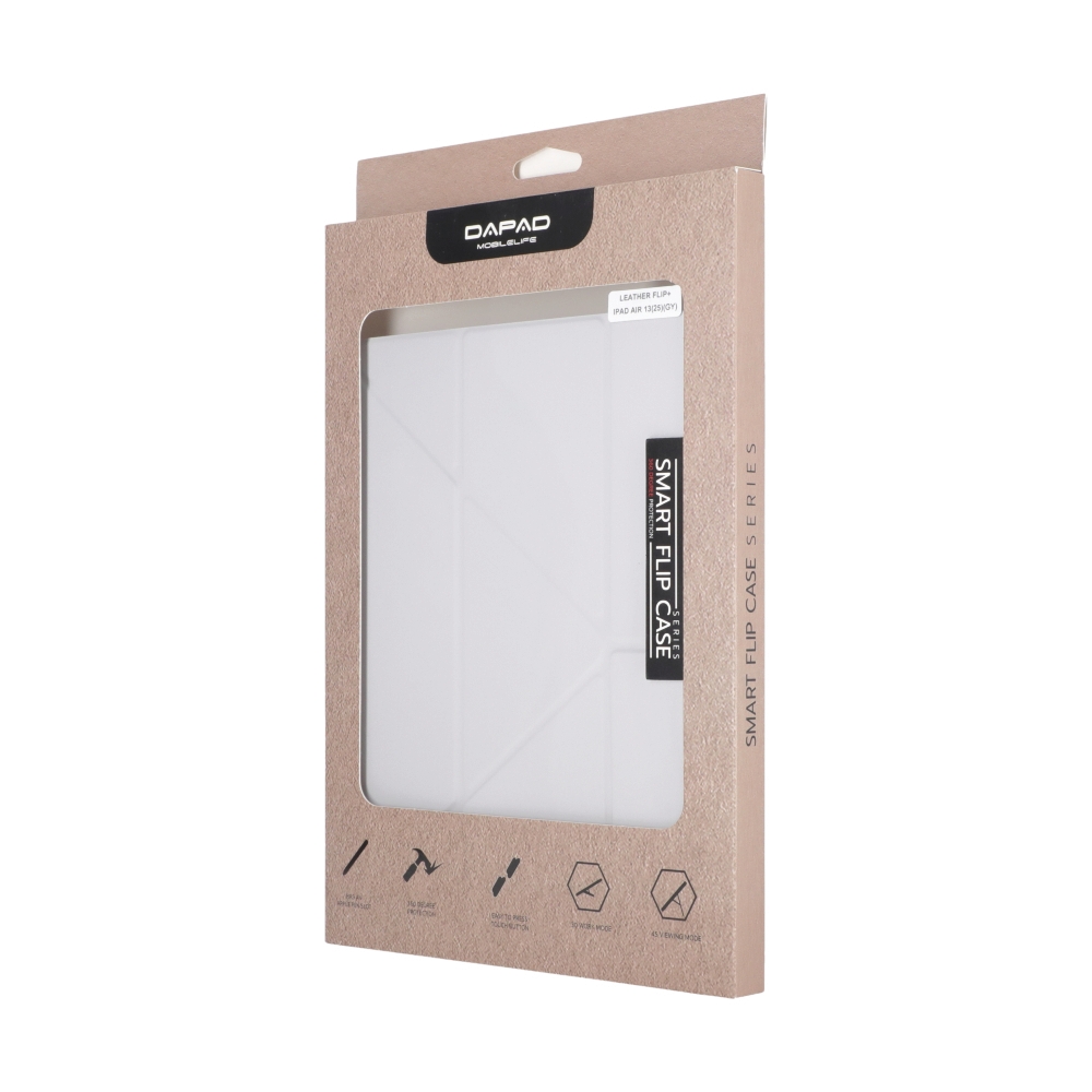 Case iPad Air 13" DaPad Leather Flip - Grey