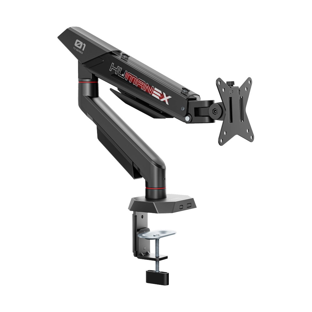 MONITOR ARM HUMANMOTION HUMANEX TX01B-1 (HM-ARM-TX01-1B-B) BLACK