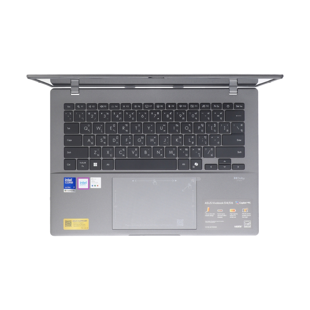 Notebook Asus Vivobook S14 OLED S3407AA-OLED736WA (Matte Gray)