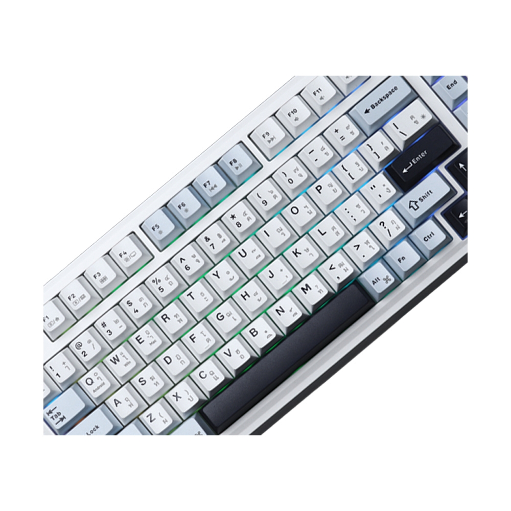 KEYBOARD WIRELESS BLUETOOTH AULA AU75 GLACIER BLUE (STAR SWITCH คีย์บอร์ด)