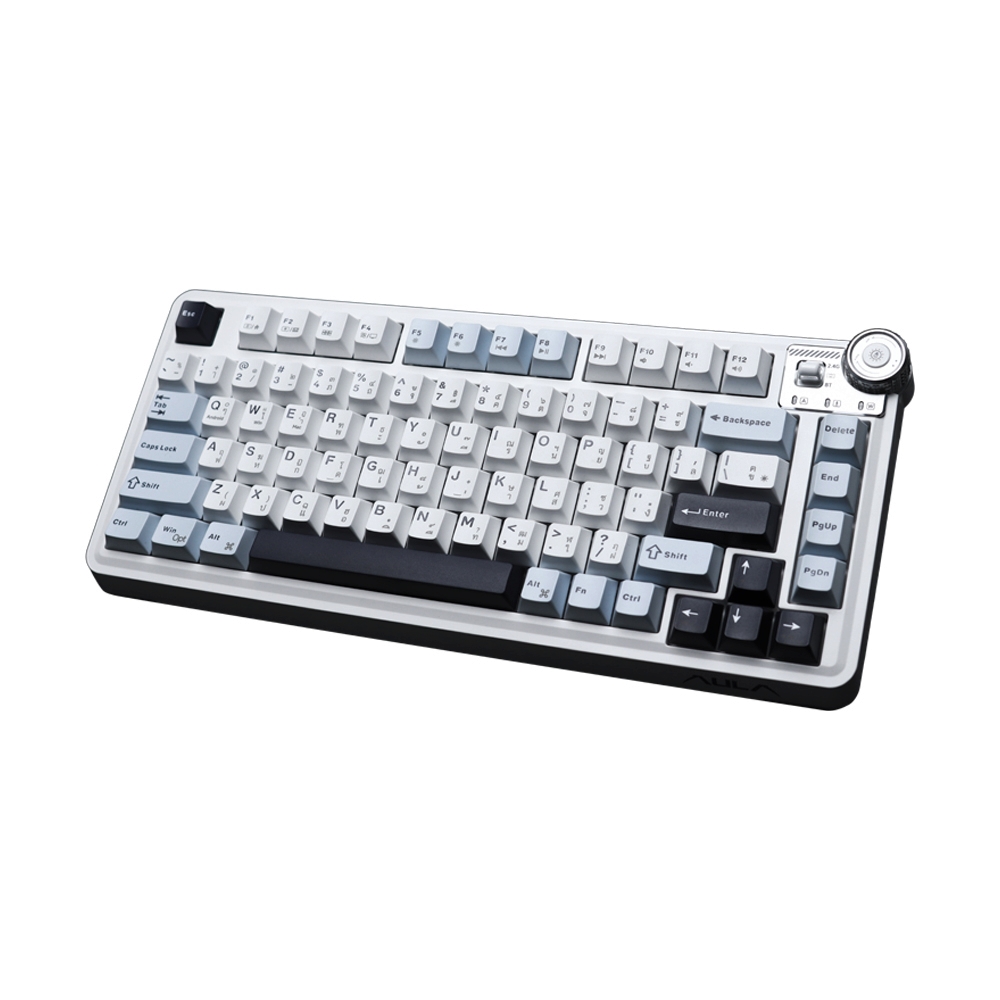 KEYBOARD WIRELESS BLUETOOTH AULA AU75 GLACIER BLUE (STAR SWITCH คีย์บอร์ด)