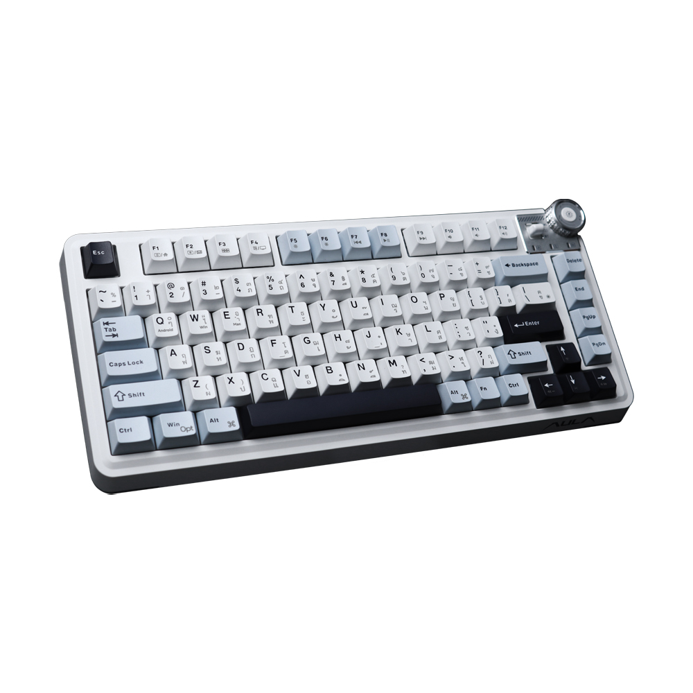 KEYBOARD WIRELESS BLUETOOTH AULA AU75 GLACIER BLUE (STAR SWITCH คีย์บอร์ด)