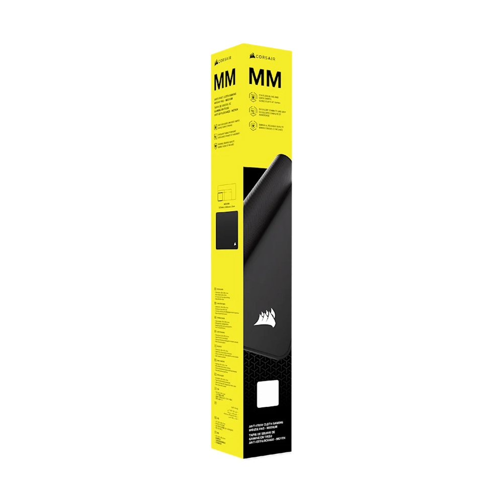 MOUSE PAD CORSAIR MM ANTI-FRAY CLOTH-M BLACK