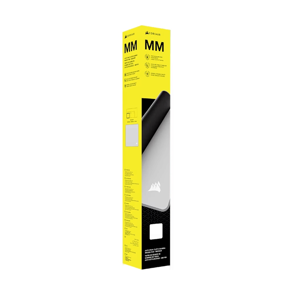 MOUSE PAD CORSAIR MM ANTI-FRAY CLOTH-L GRAY