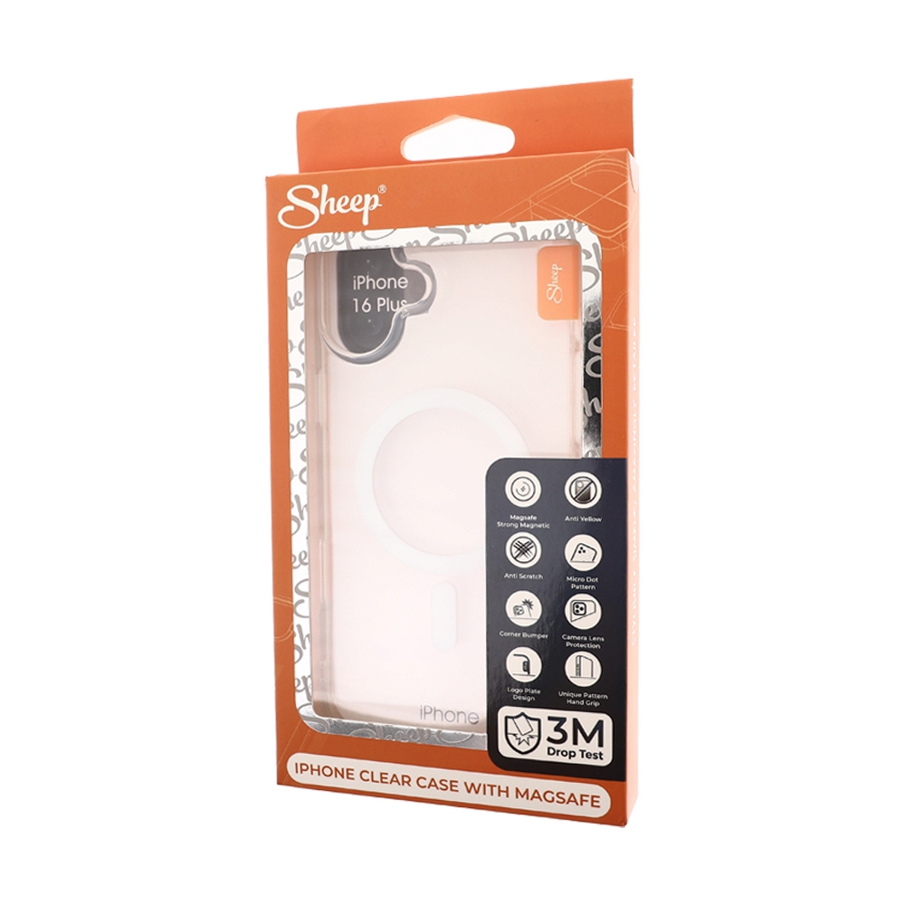Case iPhone 16 Plus Sheep - Clear