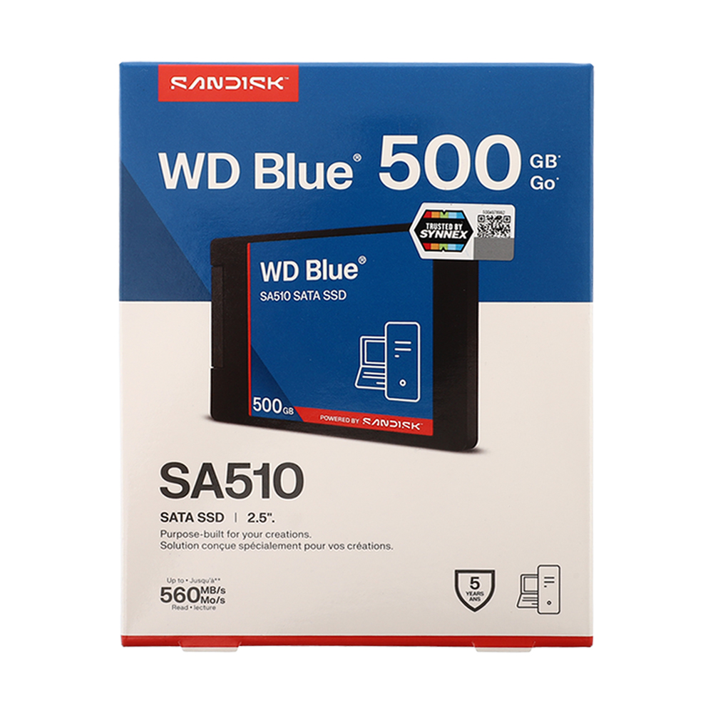 500 GB SSD SATA WD BLUE SA510 (WDS500G5B0A-00LMP0)