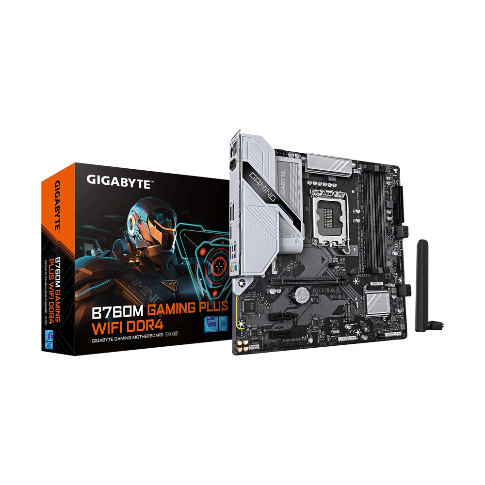 (1700) GIGABYTE B760M GAMING PLUS WIFI DDR4 (Rev. 1.1)