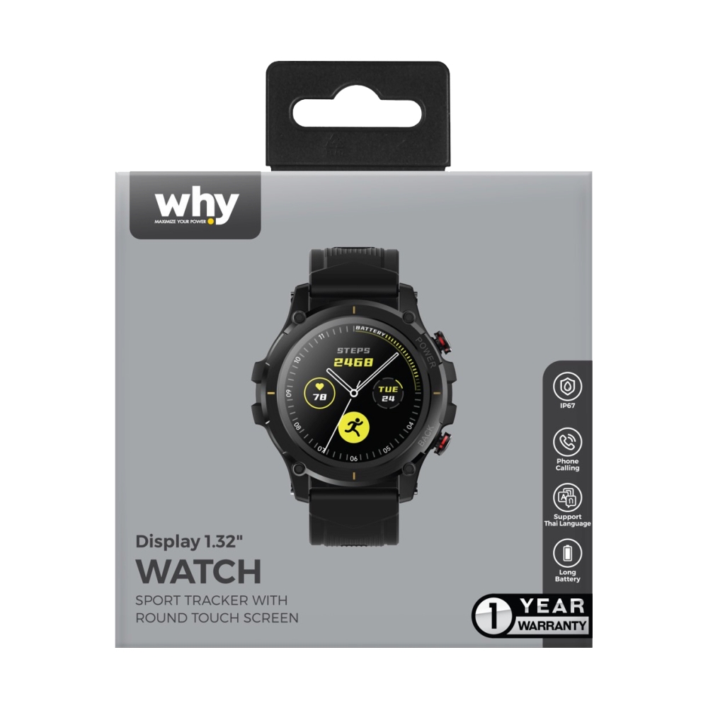 WHY Smart Watch MARS Black