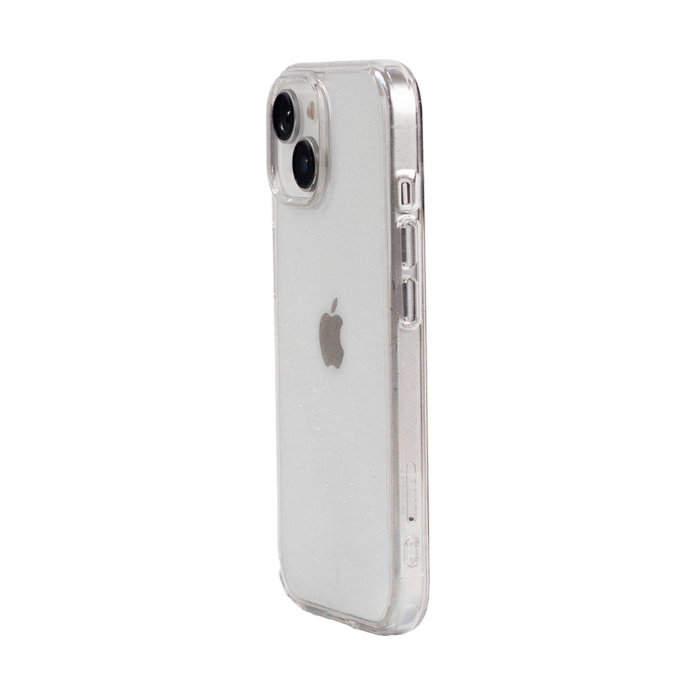 Case iPhone 15 LOGIN Gliter Case-Transparent