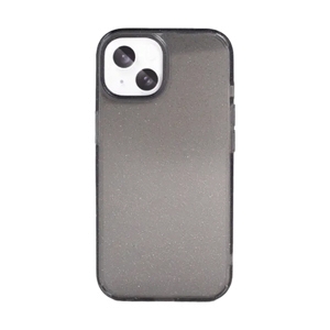 Case iPhone 15 LOGIN Gliter Case-Transparent Black