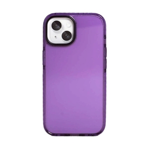 Case iPhone 15 LOGIN Shutter Proof with Colorful powder-Purple