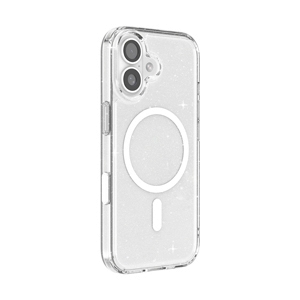 Case iPhone 17 JTLEGEND Glitter Hybrid Cushion Mag (Camera Control Button)- Crystal C