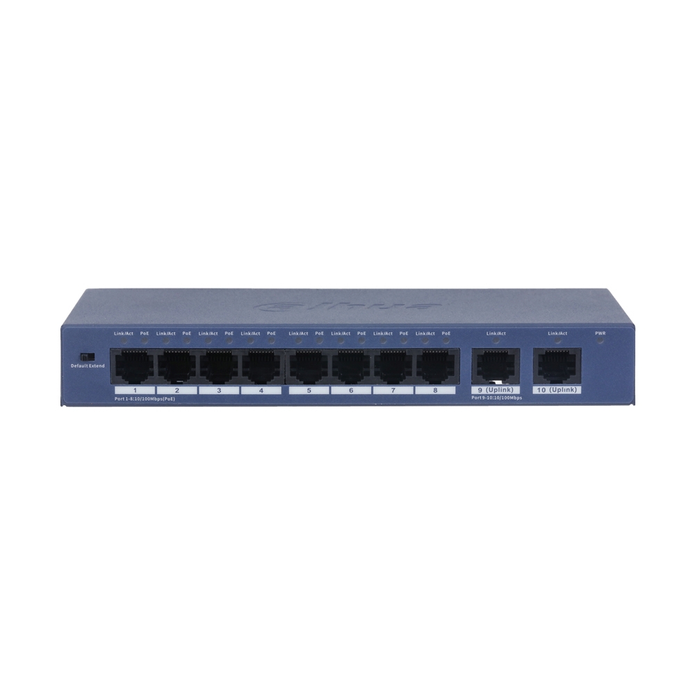 Switching Hub 10 Port DAHUA (DH-S3010-8ET2ET-60) (7")
