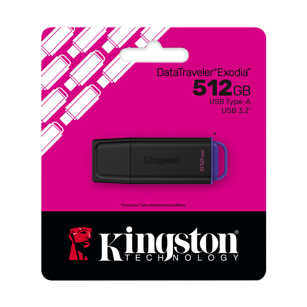 512GB Flash Drive KINGSTON Data Traveler Exodia (DTXG2) Black