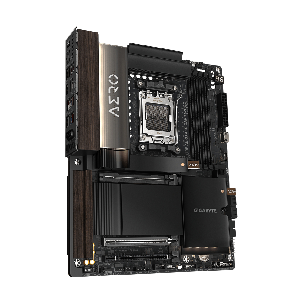 MAINBOARD (AM5) GIGABYTE X870E AERO X3D DARK WOOD DDR5 (REV. 1.0)