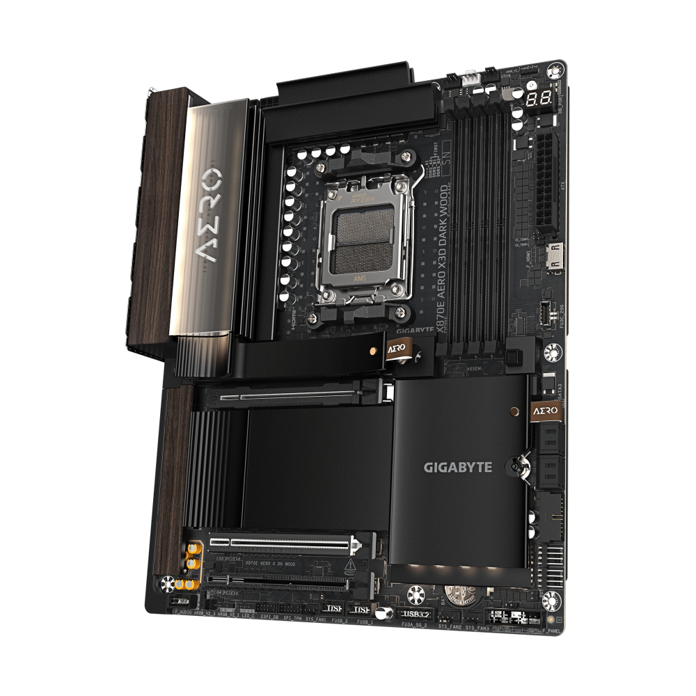 MAINBOARD (AM5) GIGABYTE X870E AERO X3D DARK WOOD DDR5 (REV. 1.0)