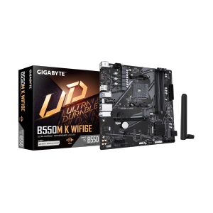 MAINBOARD (AM4) GIGABYTE B550M K WIFI6E DDR4 (REV. 1.0)
