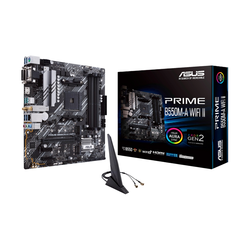 MAINBOARD (AM4) ASUS PRIME B550M-A WIFI II DDR4