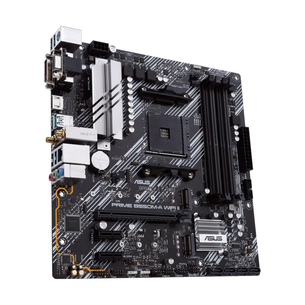 MAINBOARD (AM4) ASUS PRIME B550M-A WIFI II DDR4