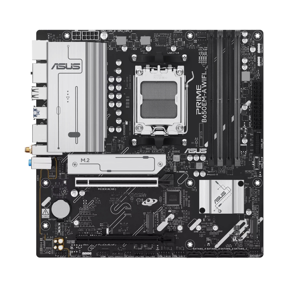 MAINBOARD (AM5) ASUS PRIME B650EM-A WIFI DDR5