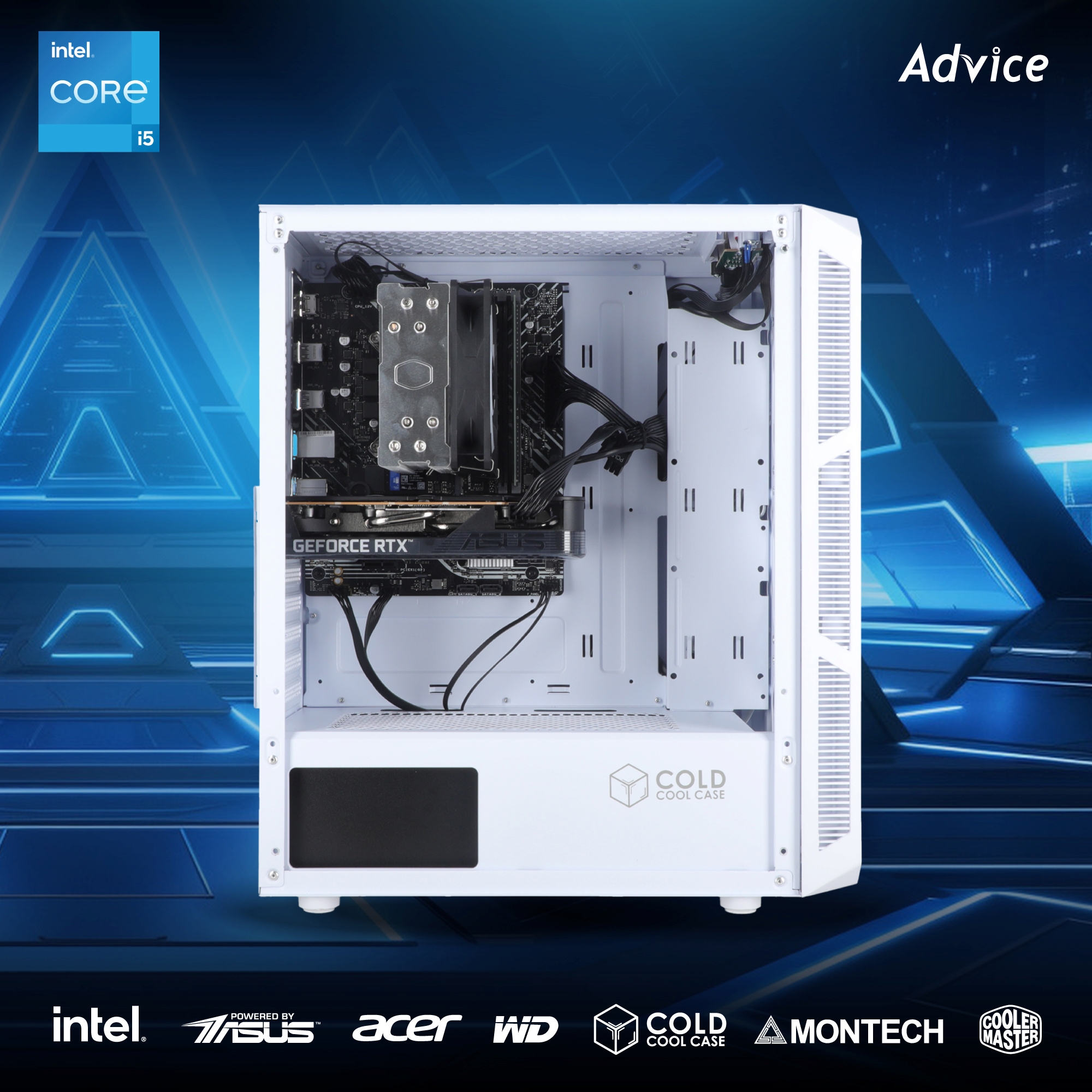 คอมประกอบ Advice : Computer Set intel #i422 i5 12400F RTX5050 8GB ASUS ...