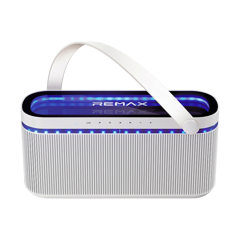 (1.0) ลำโพงปาร์ตี้ REMAX (RB-MB09) + MIC BLUETOOTH WHITE