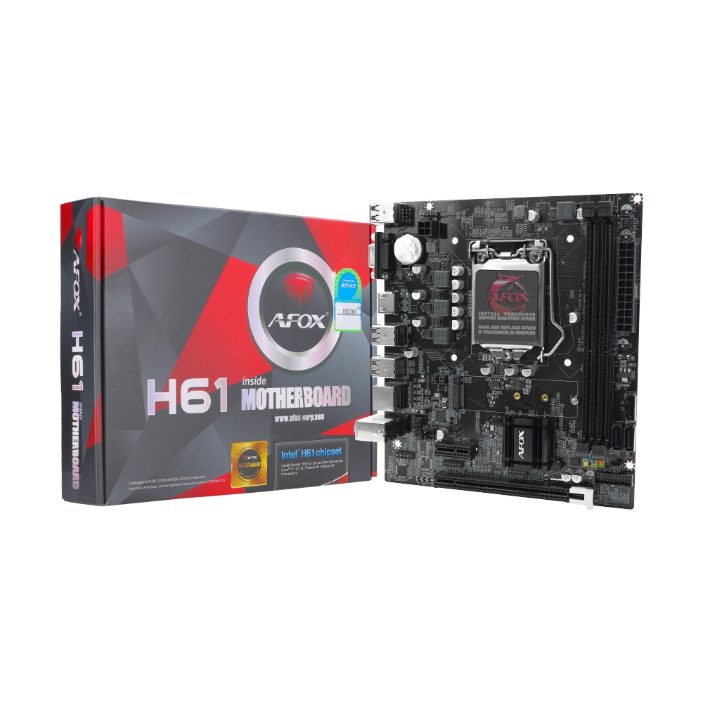 MAINBOARD (1155) AFOX H61-MA2-V2 DDR3