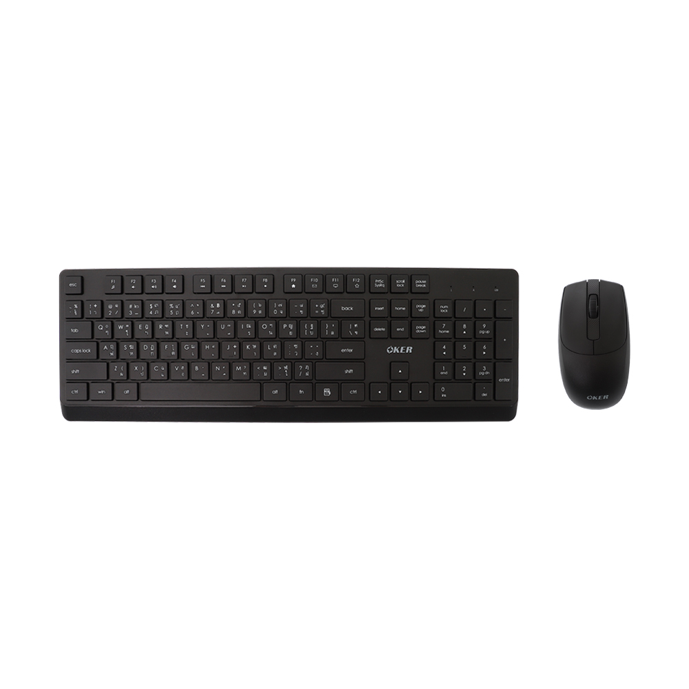 COMBO SET WIRELESS OKER K938 BLACK