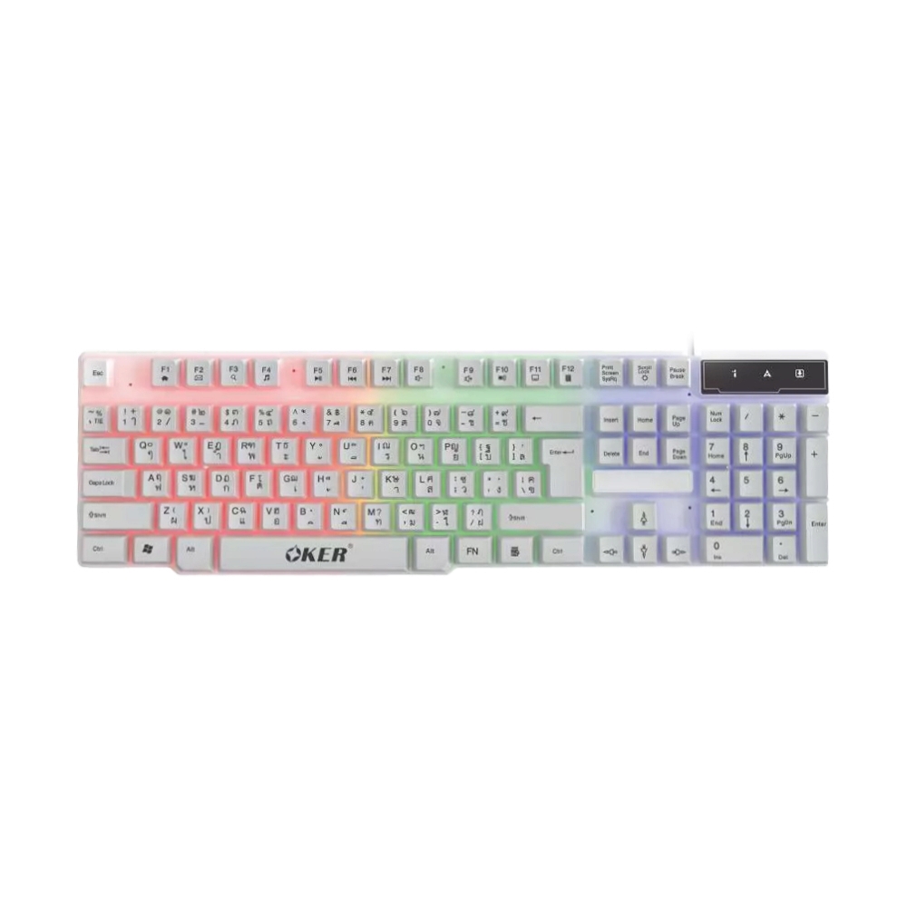 COMBO SET WIRELESS OKER Kb-9810 WHITE